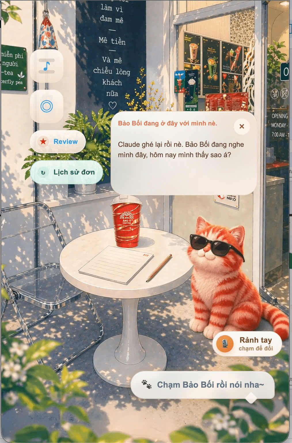 AI Order Agent — Ăng ê coffee