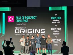 1st Place — Best of Polkadot Challenge (US$5,000), TOKEN2049 ORIGINS Hackathon (Wham Pay)